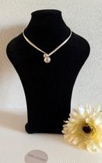 R168/Massief Zilveren ALTON Spang Bollen ketting ZWEDEN, Gebruikt, Verzenden, X, Zilver