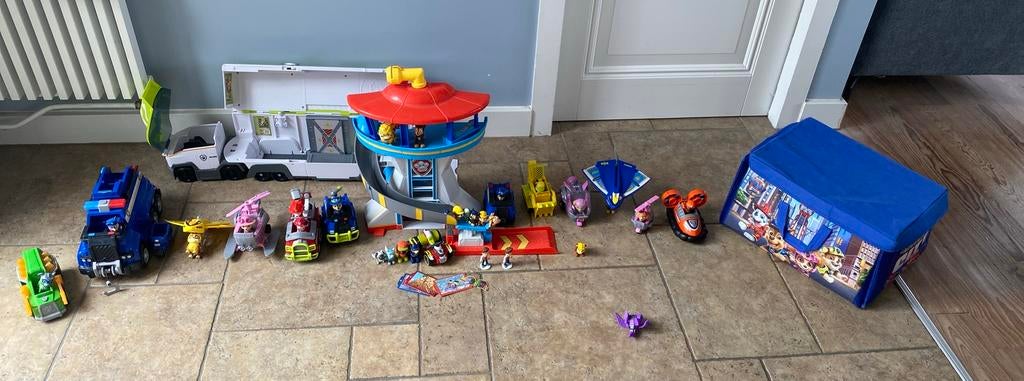 Grote set paw patrol, Ophalen of Verzenden, Gebruikt
