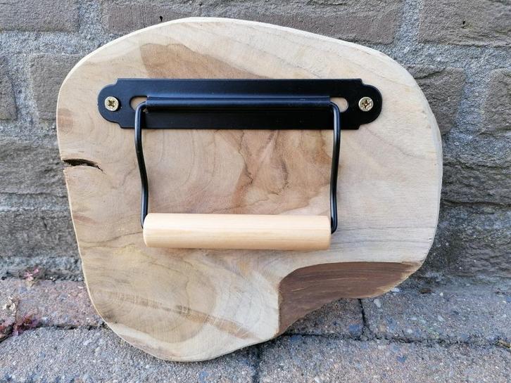 9 NIEUWE handgemaakte wc rolhouder / toiletrolhouder., Huis en Inrichting, Badkamer | Badkamermeubels, Nieuw, Overige typen, Minder dan 100 cm