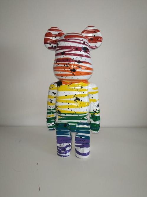 Be@rbrick 400% NINU Color splash, Antiek en Kunst, Kunst | Designobjecten, Ophalen of Verzenden