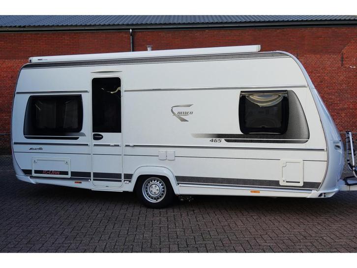 Fendt Bianco IC Line 465 SFB Mover TV Luifel Fietsdrager, Caravans en Kamperen, Caravans, Bedrijf, tot en met 4, 1250 - 1500 kg