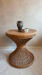 HK Living rotan bijzettafel – Japandi | vintage | retro, Huis en Inrichting, Tafels | Bijzettafels, Ophalen, Overige materialen