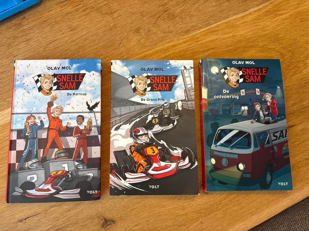 3 Snelle Sam Boeken  van Olav Mol, Boeken, Ophalen, Zo goed als nieuw, Fictie algemeen