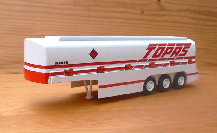 Lion Haller Topas tankoplegger (geen trekker!)., Hobby en Vrije tijd, Modelauto's | 1:50, Zo goed als nieuw, Bus of Vrachtwagen