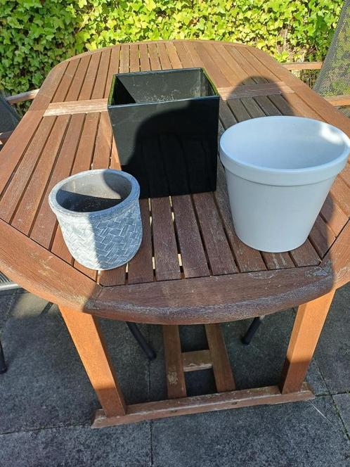 Bloempotten, Tuin en Terras, Bloempotten, Zo goed als nieuw, Aardewerk, Binnen, Balkon, Tuin, Minder dan 40 cm, Minder dan 25 cm