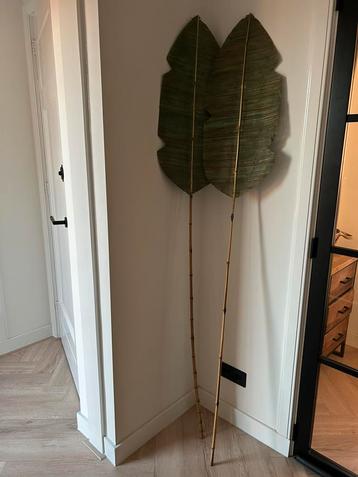 Prachtige bamboe takken met blad in goud/groen  beschikbaar voor biedingen