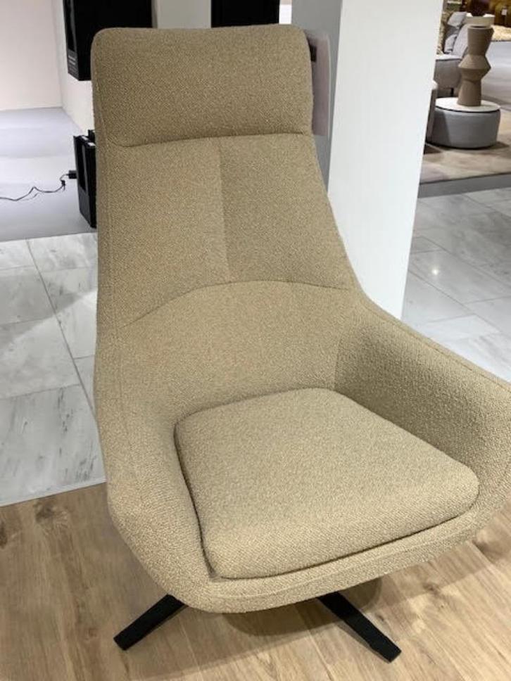 Draaifauteuil Dino - Montel, Huis en Inrichting, Fauteuils, Nieuw, Stof, 75 tot 100 cm, 75 tot 100 cm, Ophalen
