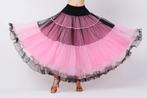Roze zwarte flamenco rok dans kleding ballroom waltz dames, Sport en Fitness, Dansen, Verzenden, Nieuw, Kleding