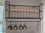 Stoer Bakkersrek / Wandrek met Haken, Huis en Inrichting, Woonaccessoires | Wandplanken en Boekenplanken, Ophalen