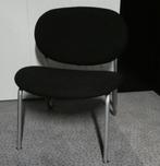 Stoel / Fauteuil Shell, Zwart gestoffeerd, Showroommodel, Huis en Inrichting, Ophalen, Drie, Zwart, Zo goed als nieuw