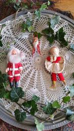 antieke kerstbal model kerst figuurtjes voor in boom, Gebruikt, Ophalen of Verzenden
