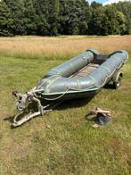Rubberboot, Zodiac, Rib, bootje met trailer buitenboordmotor, Watersport en Boten, Rubberboten, Gebruikt, Hout, Minder dan 70 pk