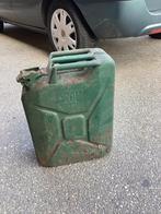 Oude , ijzeren jerrycan 1991, Antiek en Kunst, Ophalen of Verzenden
