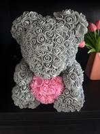 Luxe Rozen beer 40cm, Ophalen of Verzenden, Zo goed als nieuw, Stoffen beer, Overige merken