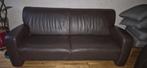 Leren bankstel, Huis en Inrichting, Ophalen, Gebruikt, 150 tot 200 cm, Tweepersoons