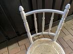 Thonet  witte thonet stoelopnieuw hand matig met webbing, Ophalen