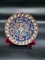 Emaille Schotel met Wapen van Hamburg, 18e Eeuw, Ophalen of Verzenden