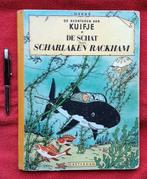 Kuifje. De schat van Scharlaken Rackham. 1954. HC, Gelezen, Eén stripboek, Verzenden, Hergé