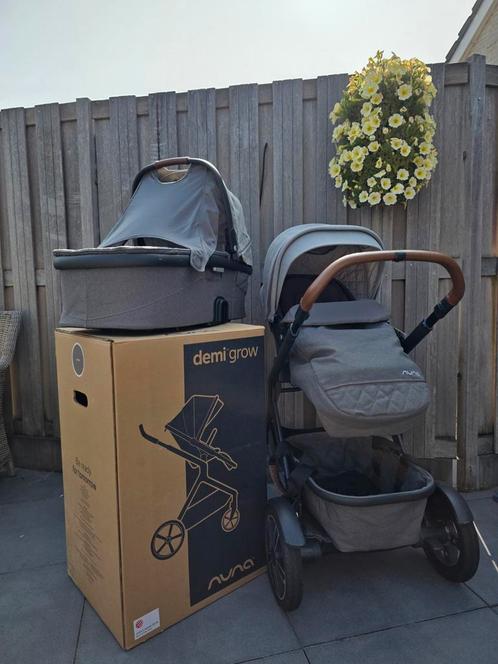 Ongelooflijke mooie en fijne Nuna Demi Grow Oxford, Kinderen en Baby's, Kinderwagens en Combinaties, Zo goed als nieuw, Combiwagen