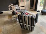 2x Leolux Scylla fauteuils - Zo goed als nieuw!, Huis en Inrichting, Fauteuils, Ophalen of Verzenden, Zo goed als nieuw, Metaal