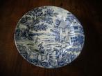 Vintage bord Luneville Engels landschap met jachttafereel, Antiek en Kunst, Antiek | Servies los, Ophalen of Verzenden