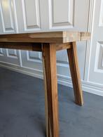 Ikea skogsta bankje acaciahout, Huis en Inrichting, Stoelen, Ophalen, Bruin, Zo goed als nieuw, Eén