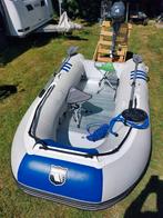 Rubber boot met alu bodem en 4 pk motor, Watersport en Boten, Rubberboten, Aluminium, Benzine, Minder dan 70 pk, Ophalen