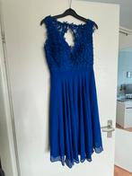 Gala/cocktail jurk, Ophalen, Galajurk, Blauw, Maat 42/44 (L)