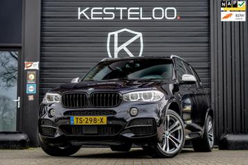 BMW X5 M50d 7p. XDRIVE 381pk NIEUWE MOTOR CARBONZWART/PANO/A beschikbaar voor biedingen