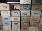Metalen bakken, Huis en Inrichting, Woonaccessoires | Kisten, Ophalen, Minder dan 50 cm, Gebruikt, 50 tot 100 cm