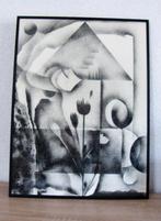Ghislain Dussart '' Tulips "  - 1945-1999, Antiek en Kunst, Kunst | Etsen en Gravures, Ophalen of Verzenden
