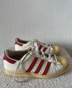 Adidas originals superstar wit creme rood sneakers Maat 38, Adidas, Wit, Ophalen of Verzenden, Sneakers of Gympen