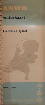 ANWB Waterkaart Gelderse IJssel, Gelezen, ANWB, Ophalen of Verzenden, Landkaart