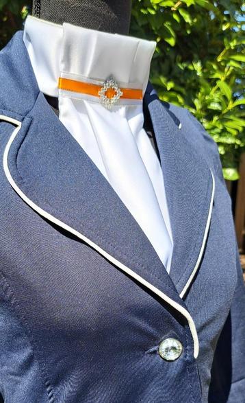 Nieuw Made by Lique plastron Harmonica Oranje beschikbaar voor biedingen