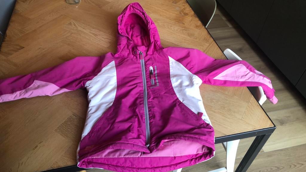 Meisjes ski jas maat 134, Kinderen en Baby's, Kinderkleding | Maat 134, Ophalen of Verzenden