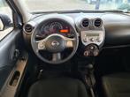 Nissan Micra 1.2 Acenta|Airco|Automaat|Lage km|GoedOnderhoud, Auto's, Nissan, Euro 5, Gebruikt, Zwart, Electronic Stability Program (ESP)