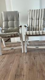 4 Aquarius tuinstoelen  met kussens., Tuin en Terras, Tuinstoelen, Ophalen of Verzenden, Zo goed als nieuw