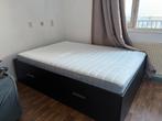 Ikea BRIMNES bed 140 x 200, Huis en Inrichting, Slaapkamer | Bedden, Ophalen, Wit, Tweepersoons, 140 cm