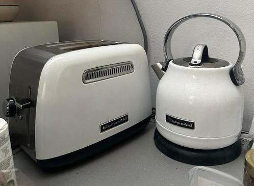 KitchenAid Kettle and Toaster COTTAGE BREAKFAST SET - White, Witgoed en Apparatuur, Waterkokers, Zo goed als nieuw, 1 tot 2 liter
