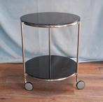 Vintage IKEA Strind Trolleytafeltje (2 stuks beschikbaar), Ophalen, Zo goed als nieuw, Hout, Minder dan 55 cm