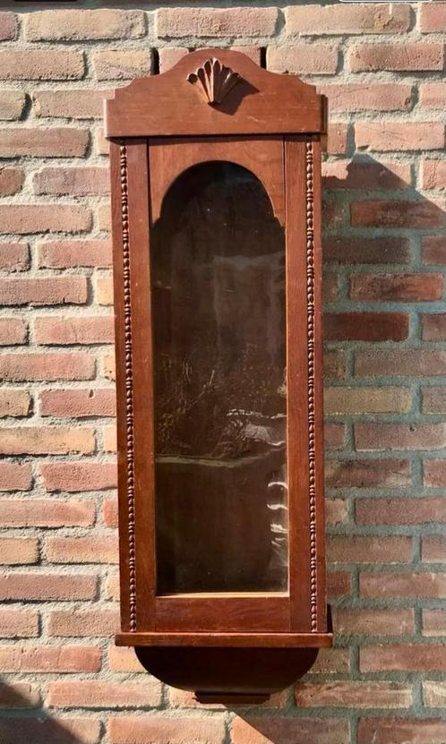 Lege eiken kast voor een gewichten regulateur, Antiek en Kunst, Antiek | Klokken, Ophalen of Verzenden