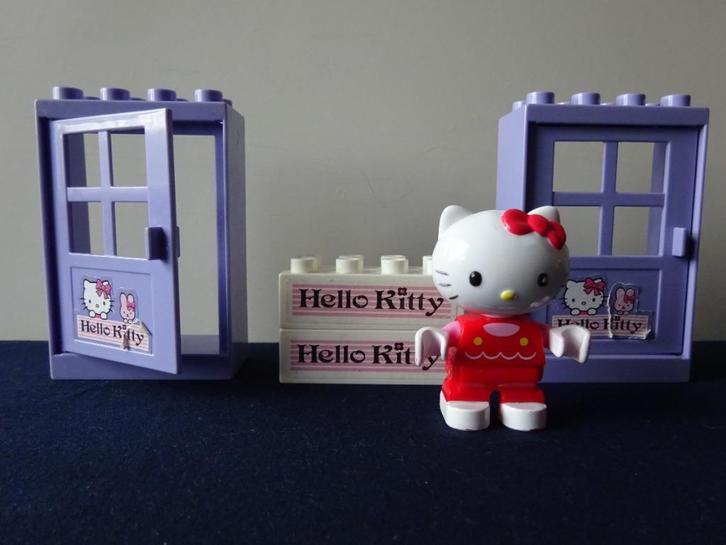 Hello Kitty bouwstenen, Kinderen en Baby's, Speelgoed | Duplo en Lego, Gebruikt, Duplo, Losse stenen, Ophalen