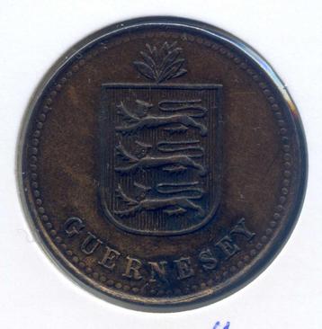 Guernsey 4 Doubles 1920 PR- (XF-) beschikbaar voor biedingen
