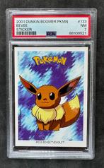 Pokemon Dunkin Boomer - 2001 - 133 Eevee - PSA7 near mint, Hobby en Vrije tijd, Verzamelkaartspellen | Pokémon, Ophalen of Verzenden