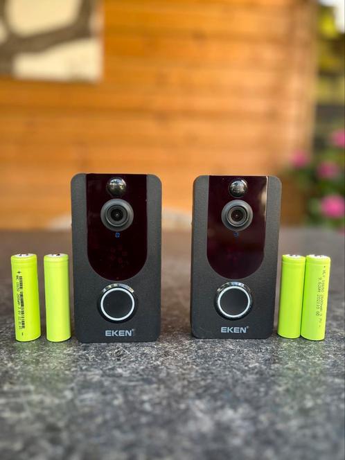 Eken V7 videodeurbel (2 stuks) met gong, Huis en Inrichting, Deurbellen, Gebruikt, Ophalen of Verzenden