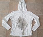 Wit hoodie vest CIRQUE DU SOLEIL wit vest, Ophalen of Verzenden, Zo goed als nieuw, Maat 42/44 (L), Wit