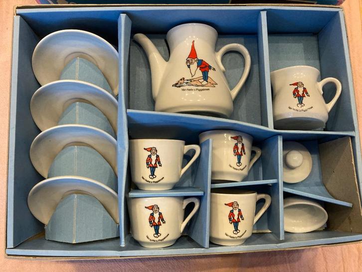 Vintage kahla van nelle piggelmee kinder servies jaren 70!, Huis en Inrichting, Keuken | Servies, Zo goed als nieuw, Compleet servies