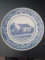 Delftsblauw Wandbord  van een huis 30 cm, Ophalen of Verzenden