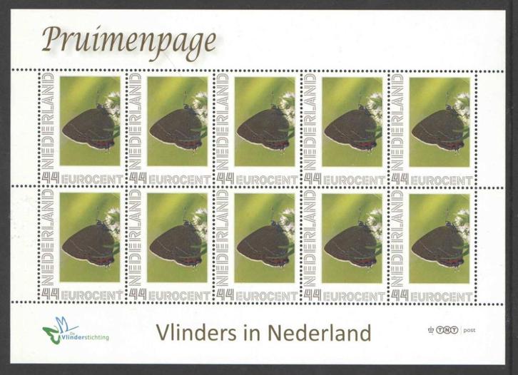 Postzegels Vlinders in Nederland: Pruimenpage, Postzegels en Munten, Postzegels | Nederland, Postfris, Na 1940, Ophalen of Verzenden