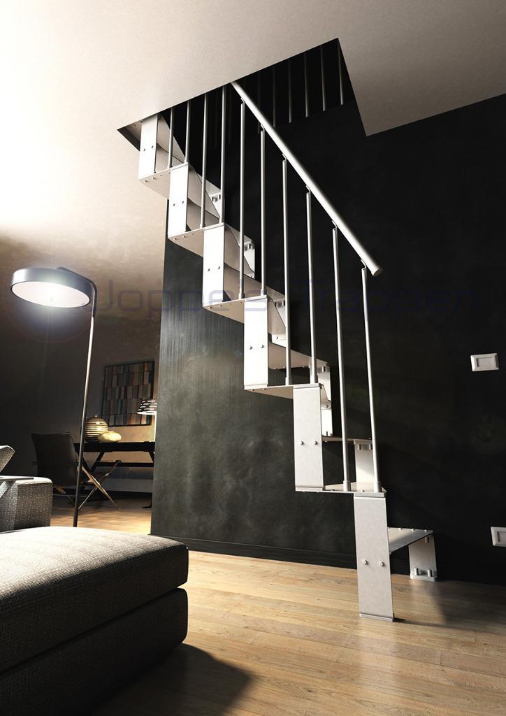 Ruimtebesparende trap, Doe-het-zelf en Verbouw, Ladders en Trappen, Nieuw, Trap, 2 tot 4 meter, Verzenden